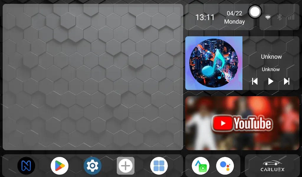 carluex homescreen