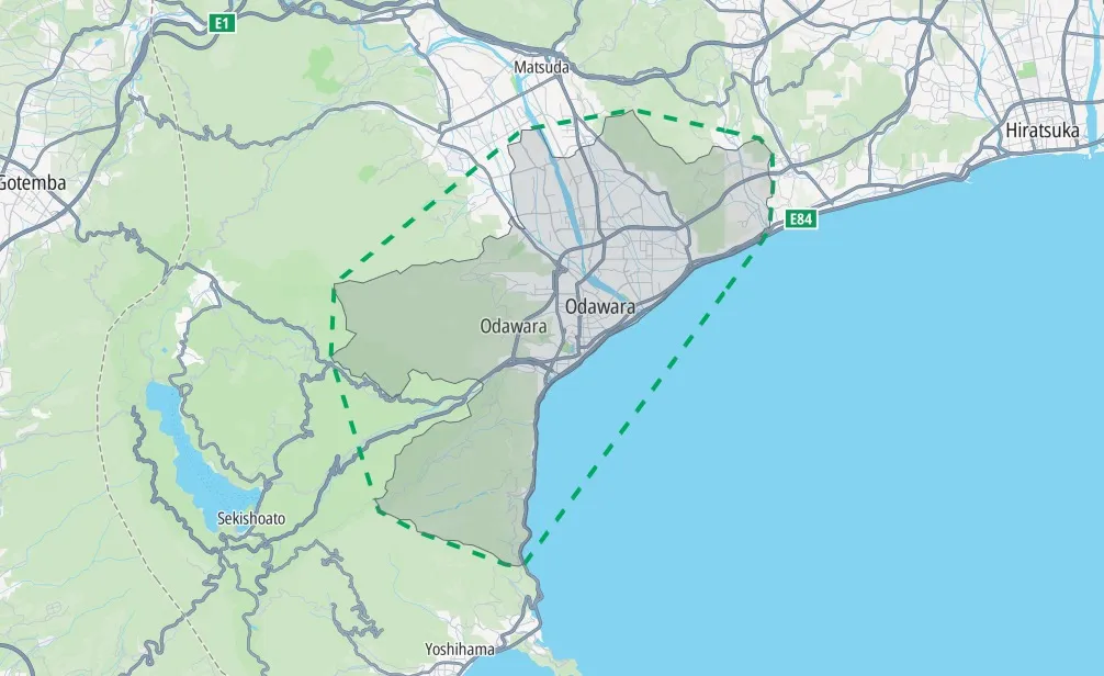 Convex hull within the limit for map matching