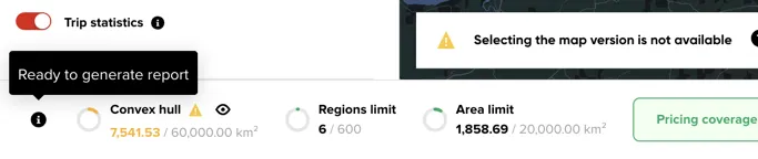 The information icon's tooltip
