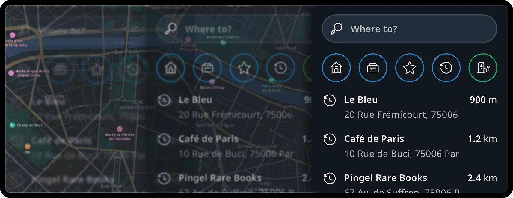 Panel layout flipped for RHD