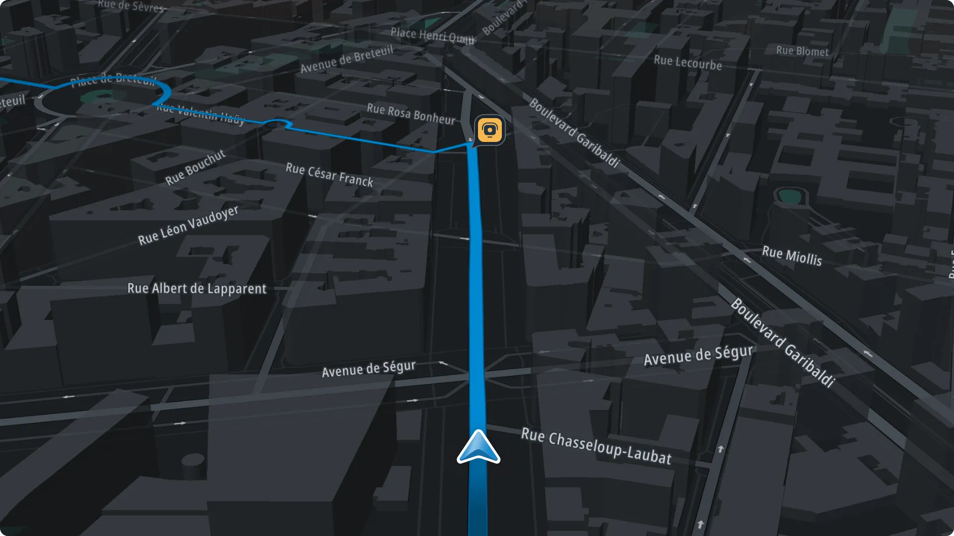 3D Direction-Up view