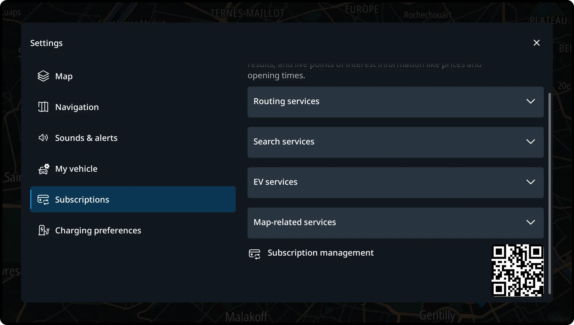 Subscription management