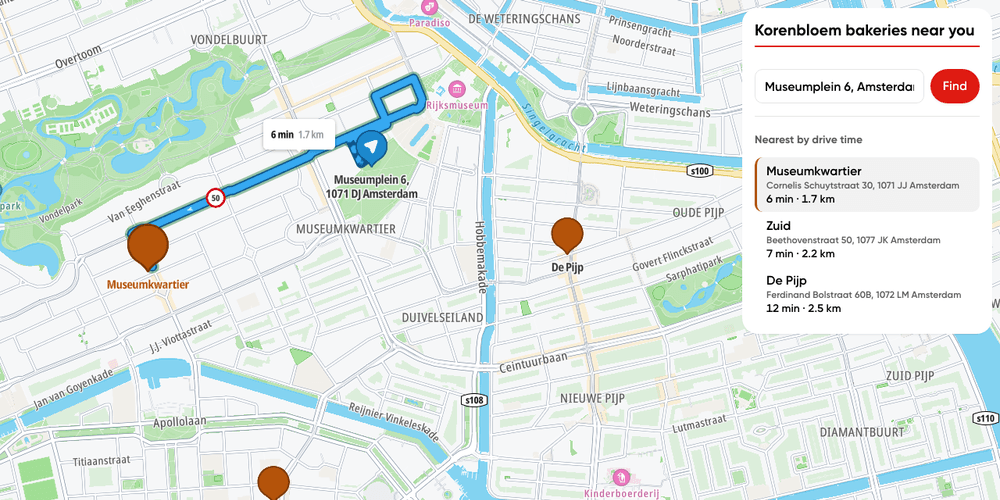 Store locator