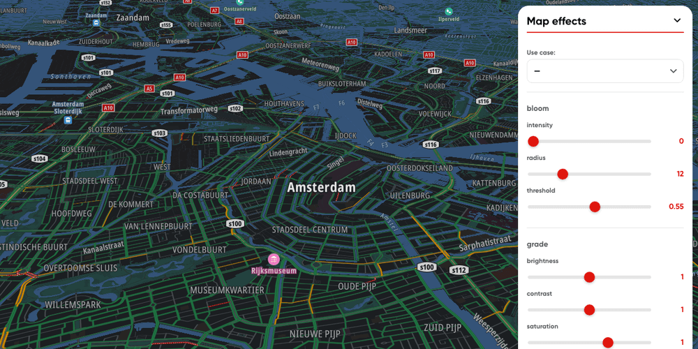 Map effects playground