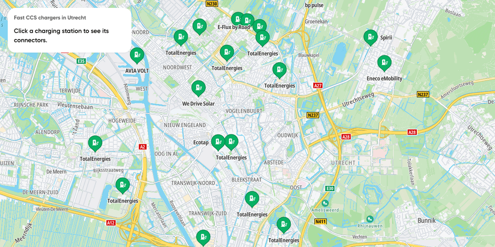 EV chargers nearby