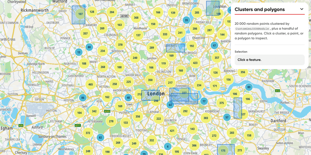 Bring Your Own Data: Clusters and Polygons